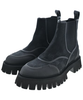 GUCCI（グッチ） ブーツ 43 GUCCI（グッチ）ブーツ 黒 サイズ:UK6(24.5cm位) メンズ