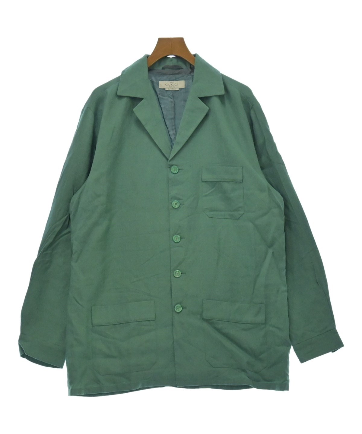 GUCCI（グッチ）カジュアルジャケット 緑 サイズ:50(XL位) メンズ