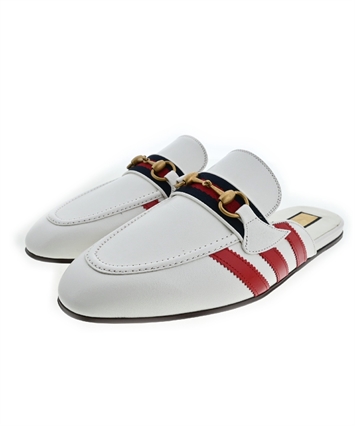 GUCCI デニムサンダル★大丸購入美品☆最終値下げ GUCCI（グッチ）サンダル 白 サイズ:UK10(28.5cm位) メンズ