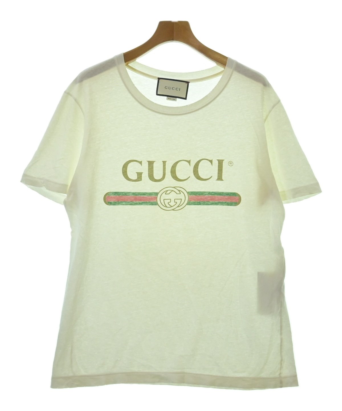 GUCCI（グッチ）Tシャツ・カットソー 白 サイズ:-(M位) メンズ
