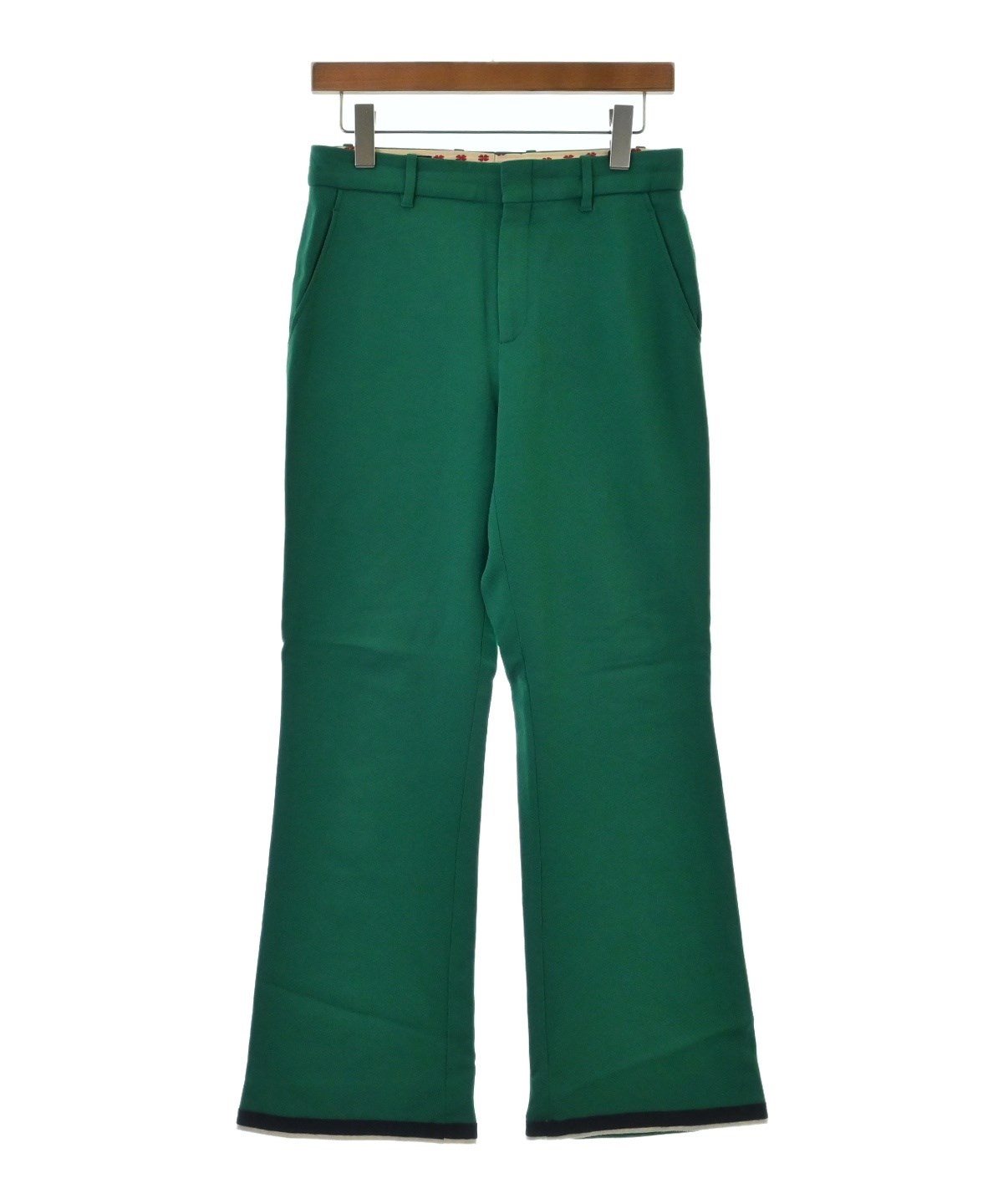 GUCCI グッチ スラックス 緑 40(M位) 4103624N0165 GUCCI（グッチ）スラックス 緑 サイズ:40(M位) レディース