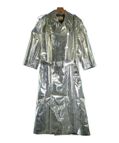 GUCCI(グッチ)トレンチコート シルバー サイズ:46(M位)/2200500275047