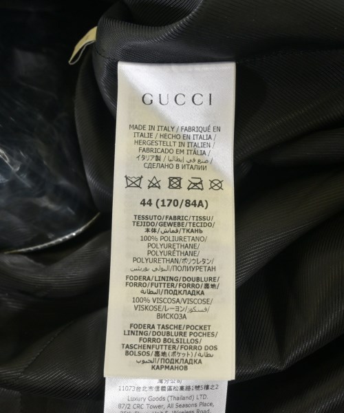 GUCCI（グッチ）トレンチコート シルバー サイズ:44(S位) メンズ/2200502128013