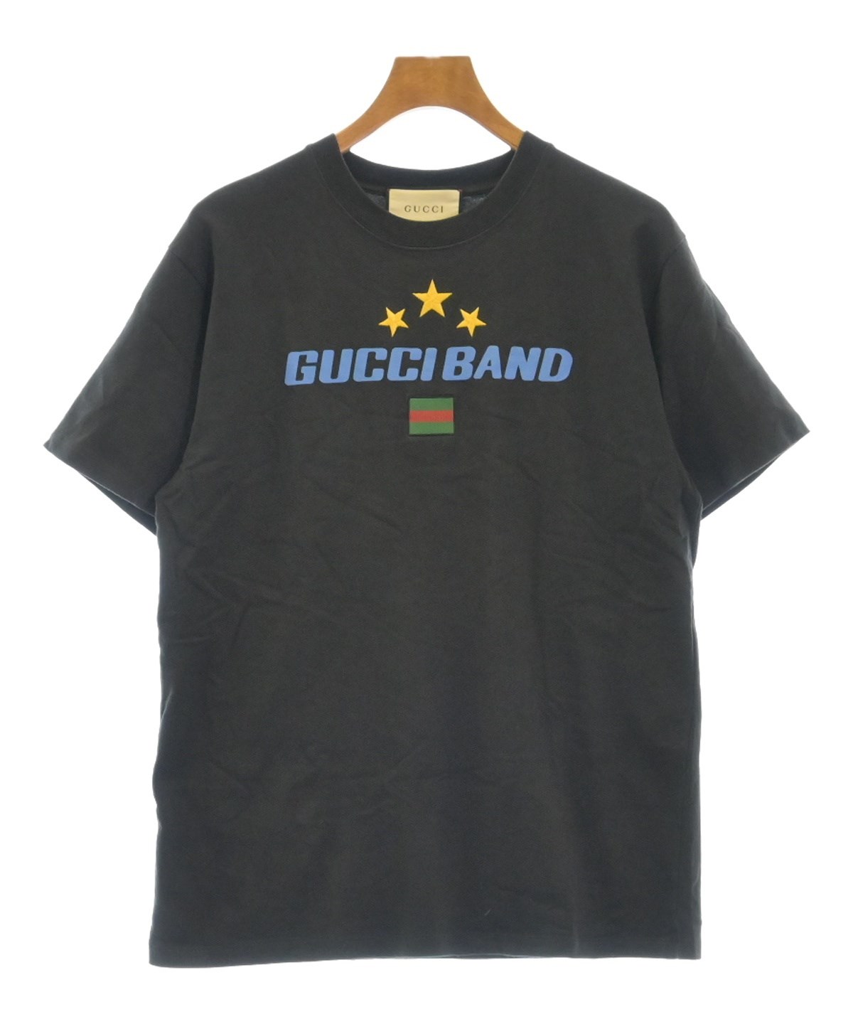 GUCCI グッチ Tシャツ・カットソー 黒x紺 L 4103624A0003 GUCCI（グッチ）Tシャツ・カットソー 紺 サイズ:XS メンズ