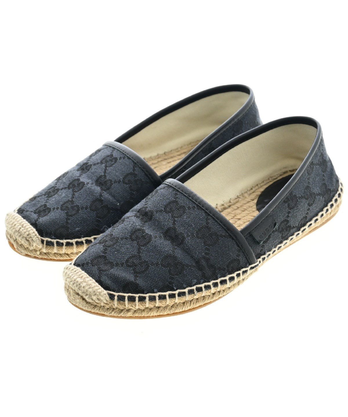 GUCCI（グッチ）エスパドリーユ 紺 サイズ:EU34 1/2(21cm位