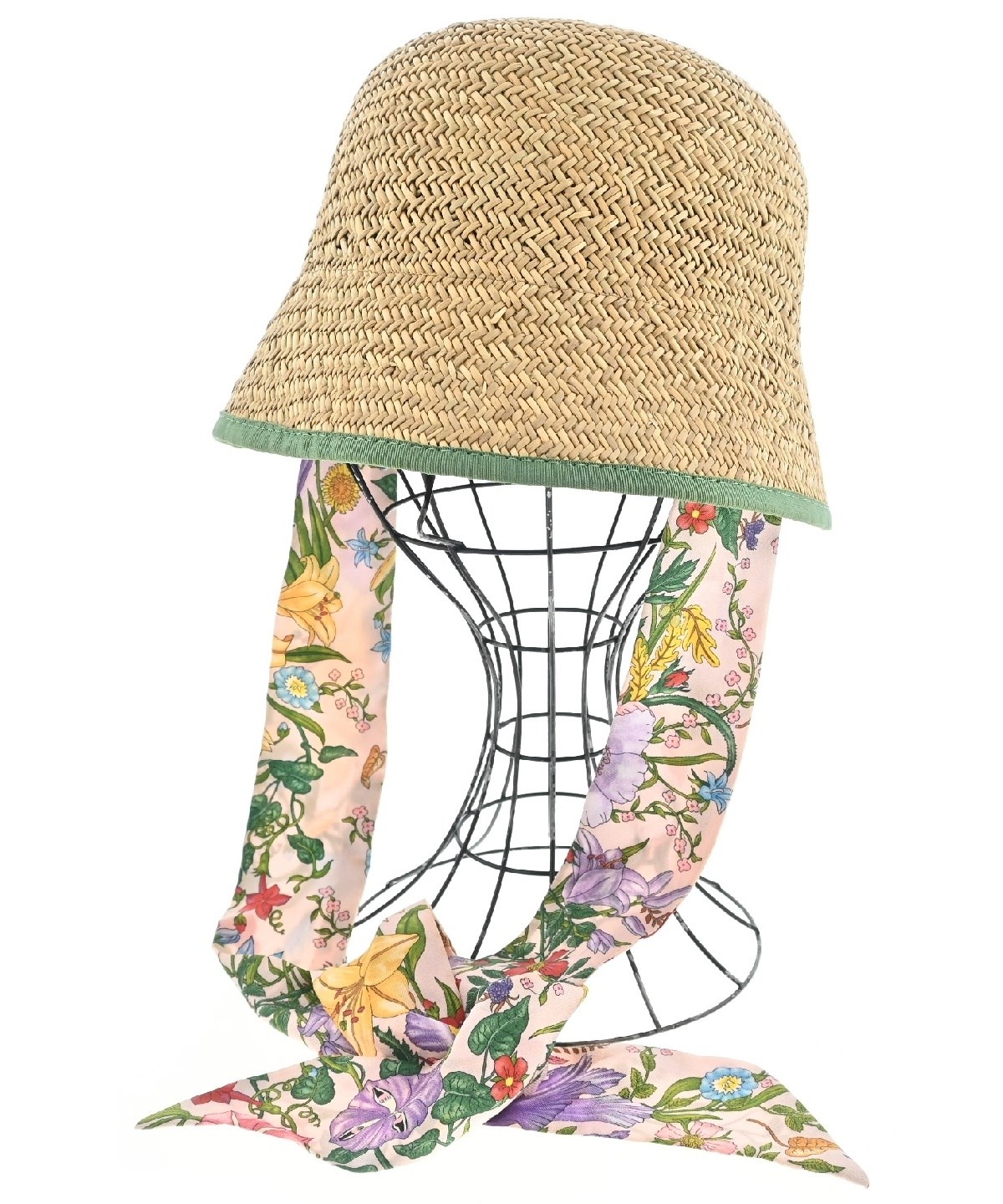 GUCCI(グッチ)ストローハット ベージュ サイズ:S レディース GUCCI(グッチ)ストローハット ベージュ サイズ:S レディース
