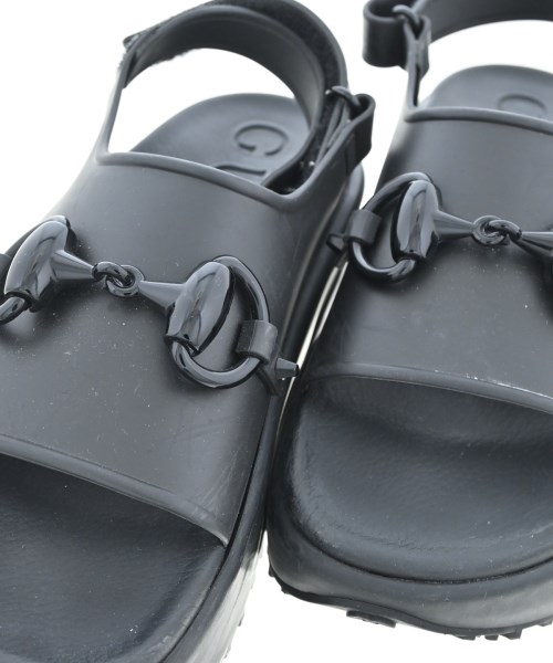 GUCCI（グッチ）サンダル 黒 サイズ:EU39(25.5cm位) レディース/2200635230089