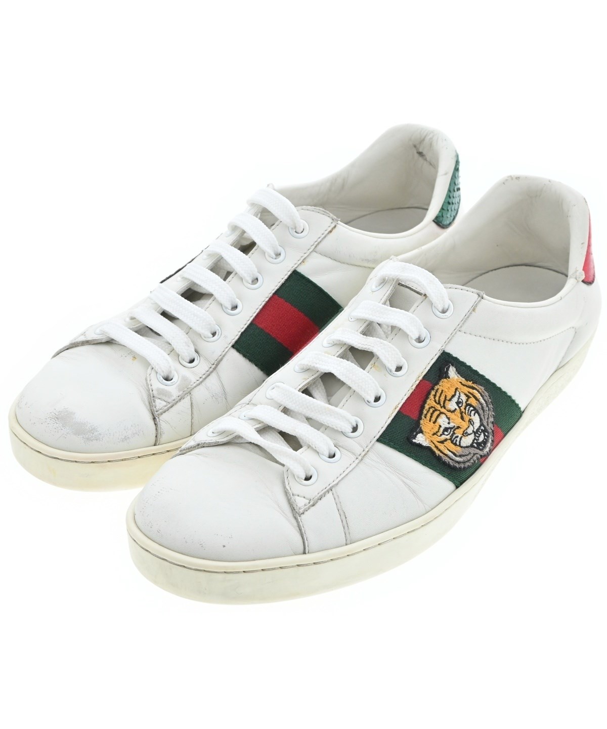 GUCCI（グッチ）スニーカー 白 サイズ:UK8(26.5cm位) メンズ