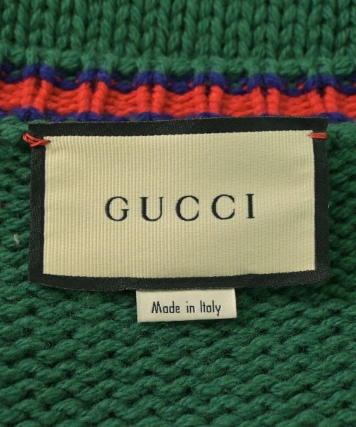 GUCCI（グッチ）ニット・セーター 緑 サイズ:S メンズ/2200635818201