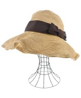 GUCCI（グッチ）ストローハット 茶 サイズ:L レディース/2200621381252
