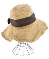 GUCCI（グッチ）ストローハット 茶 サイズ:L レディース/2200621381252