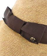GUCCI（グッチ）ストローハット 茶 サイズ:L レディース/2200621381252