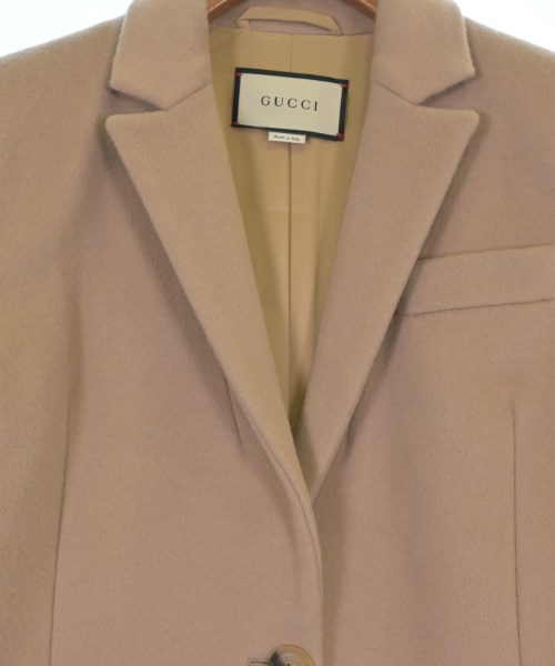 GUCCI（グッチ）チェスターコート ベージュ サイズ:42(M位) レディース/2200635987013
