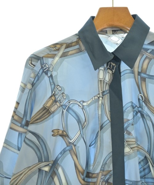 GUCCI（グッチ）カジュアルシャツ 青 サイズ:38(S位) レディース/2200636369122