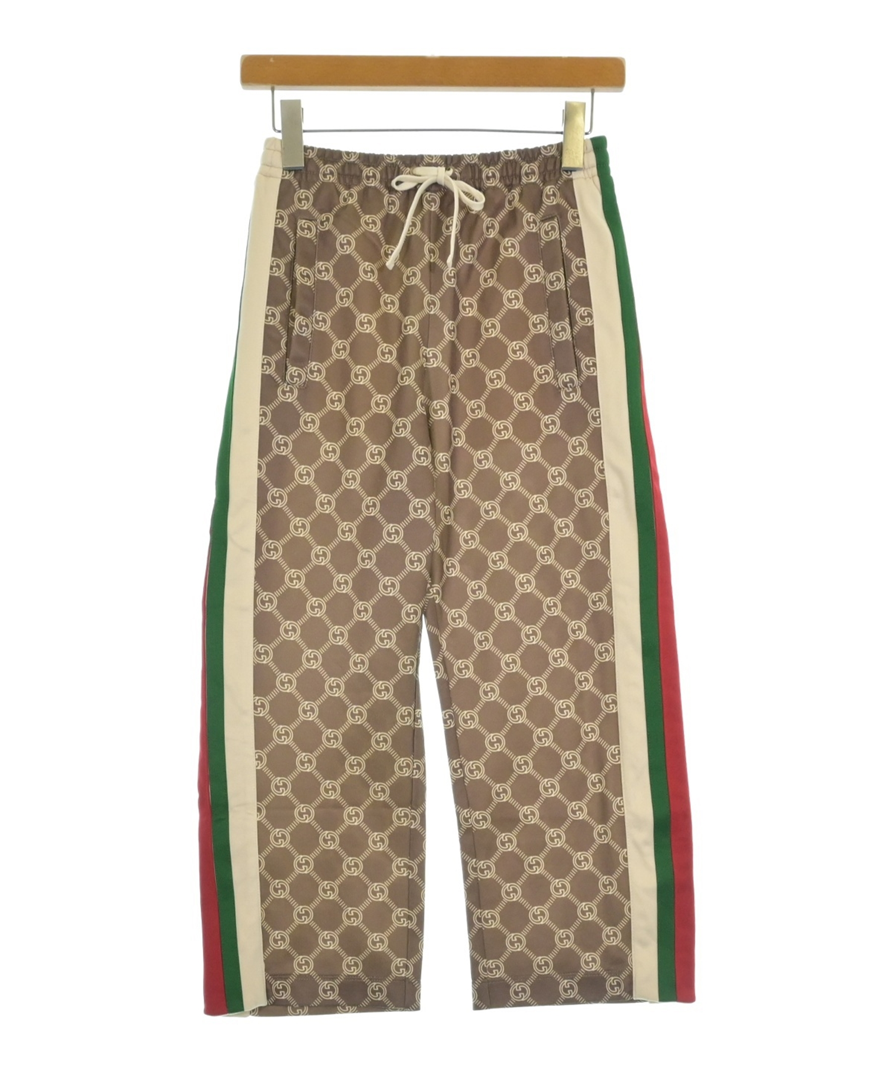 GUCCI（グッチ）スウェットパンツ 茶 サイズ:XXXS レディース