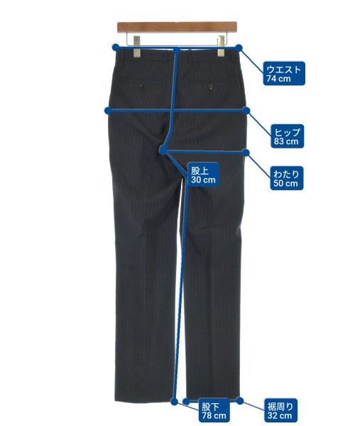 GUCCI（グッチ）スラックス 黒 サイズ:44(S位) メンズ/2200636604032