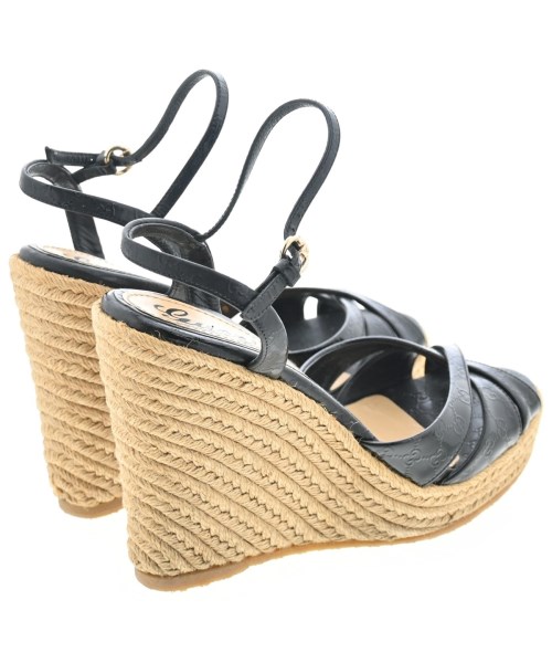 GUCCI（グッチ）サンダル 黒 サイズ:EU35 1/2(22cm位) レディース/2200621854060
