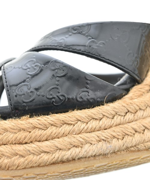 GUCCI（グッチ）サンダル 黒 サイズ:EU35 1/2(22cm位) レディース/2200621854060