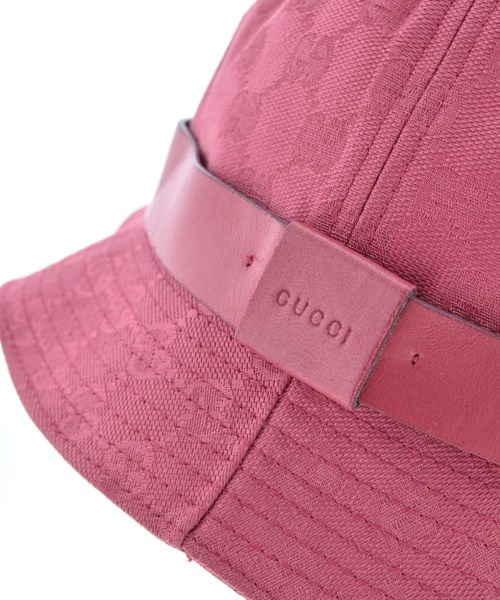 GUCCI（グッチ）ハット ピンク サイズ:M レディース/2200635640017