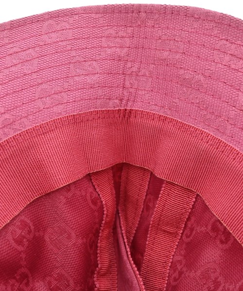 GUCCI（グッチ）ハット ピンク サイズ:M レディース/2200635640017