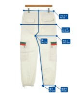 GUCCI（グッチ）カーゴパンツ 白 サイズ:46(M位) メンズ/2200637000062