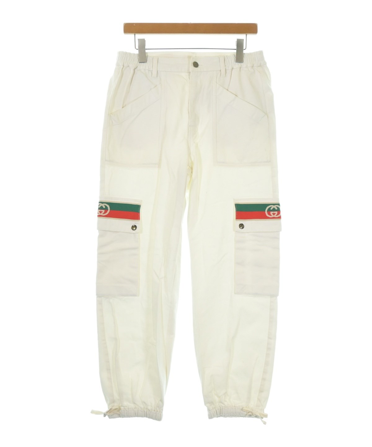 GUCCI（グッチ）カーゴパンツ 白 サイズ:46(M位) メンズ/2200637000062