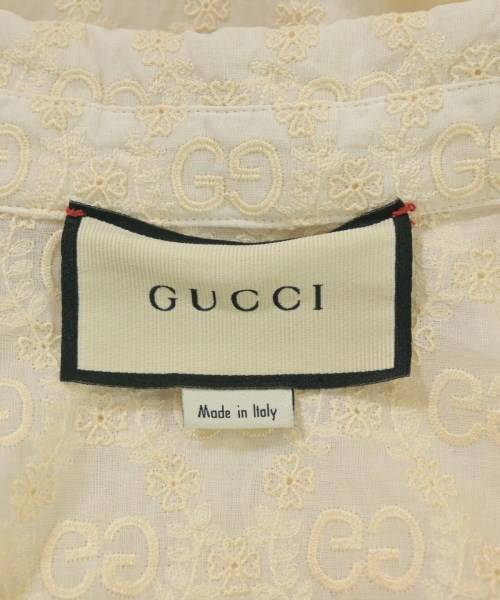 GUCCI（グッチ）カジュアルシャツ 黄 サイズ:38(S位) レディース/2200637221153