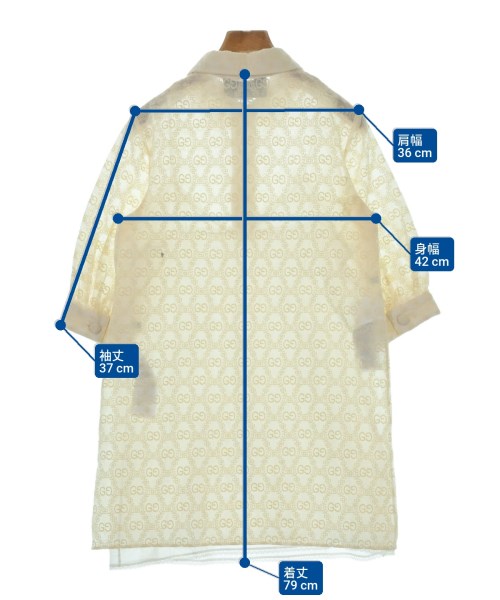 GUCCI（グッチ）カジュアルシャツ 黄 サイズ:38(S位) レディース/2200637221153