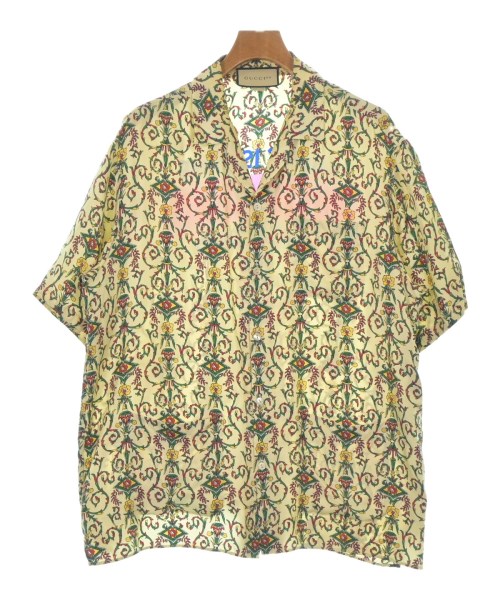 GUCCI(グッチ)カジュアルシャツ 黄 サイズ:52(XXL位)/2200637342025