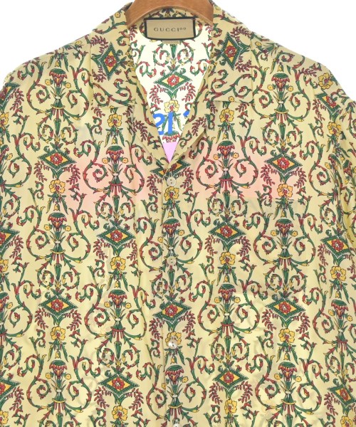 GUCCI（グッチ）カジュアルシャツ 黄 サイズ:52(XXL位) メンズ/2200637342025