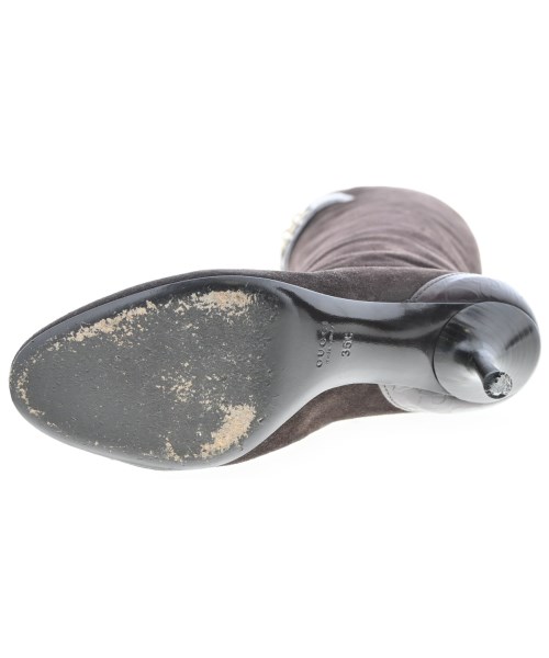GUCCI（グッチ）ブーツ 茶 サイズ:EU35(21.5cm位) レディース/2200637428088