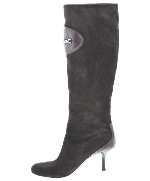 GUCCI（グッチ）ブーツ 茶 サイズ:EU35(21.5cm位) レディース/2200637428088