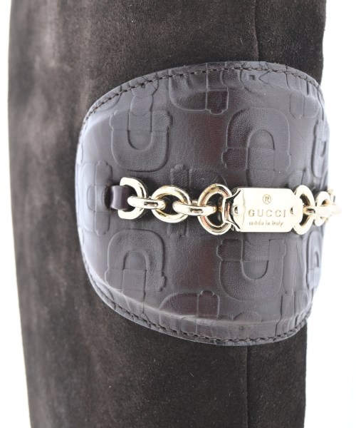 GUCCI（グッチ）ブーツ 茶 サイズ:EU35(21.5cm位) レディース/2200637428088