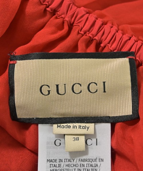 GUCCI（グッチ）ワンピース 赤 サイズ:38(S位) レディース/2200637471046