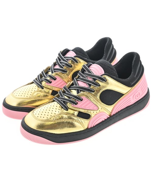 GUCCI(グッチ)スニーカー ピンク サイズ:EU34 1/2(21cm位)/2200637471077