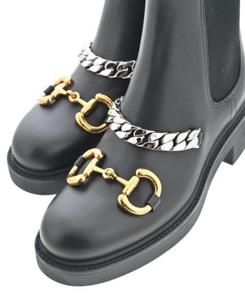 GUCCI（グッチ）ブーツ 黒 サイズ:EU34 1/2(21cm位) レディース/2200637471091