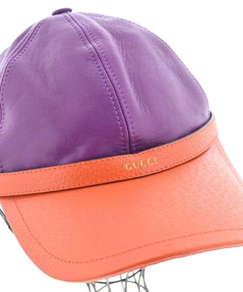GUCCI（グッチ）キャップ 紫 サイズ:S メンズ/2200637471107