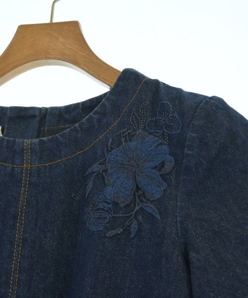 GUCCI（グッチ）ワンピース 青 サイズ:36(XS位) レディース/2200633310028