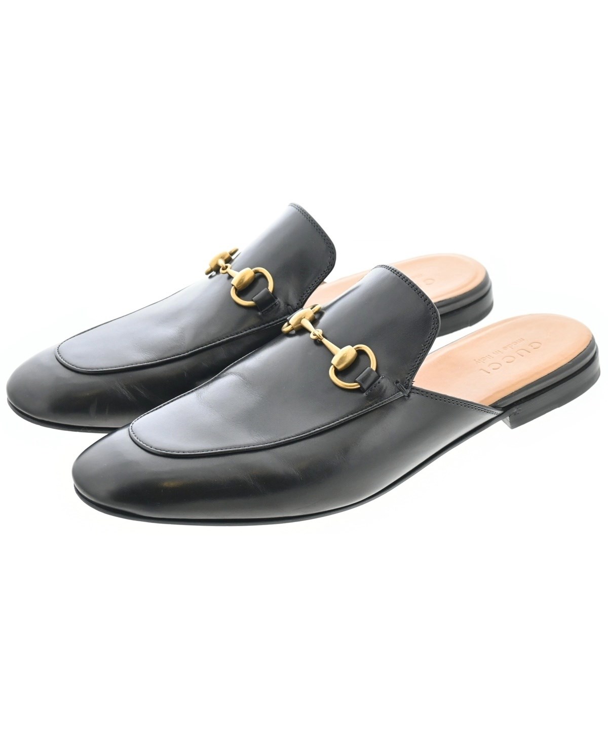 GUCCI（グッチ）サンダル 黒 サイズ:UK9(27.5cm位) メンズ