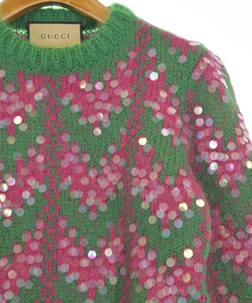 GUCCI（グッチ）ニット・セーター 緑 サイズ:XS レディース/2200633310400