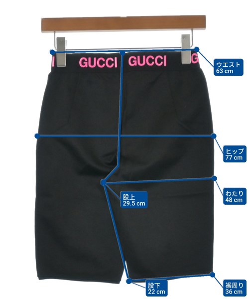 GUCCI（グッチ）ショートパンツ 黒 サイズ:S レディース/2200633310417