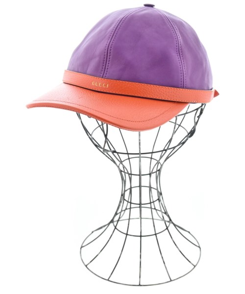 GUCCI(グッチ)キャップ 紫 サイズ:S/2200637956048