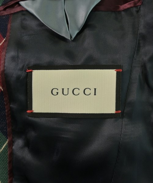 GUCCI（グッチ）テーラードジャケット 緑 サイズ:44(S位) メンズ/2200638026023