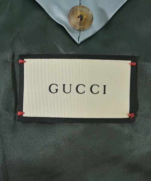 GUCCI（グッチ）テーラードジャケット 緑 サイズ:54(XXL位) メンズ/2200638026030