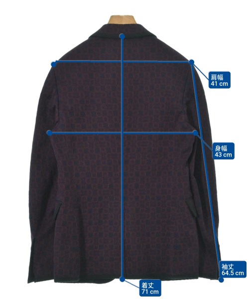 GUCCI（グッチ）テーラードジャケット 赤 サイズ:44(S位) メンズ/2200638026054