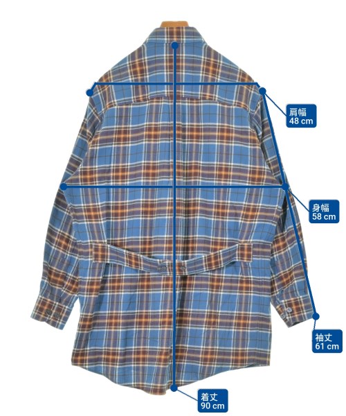 GUCCI（グッチ）カジュアルシャツ 青 サイズ:38(S位) メンズ/2200638087062