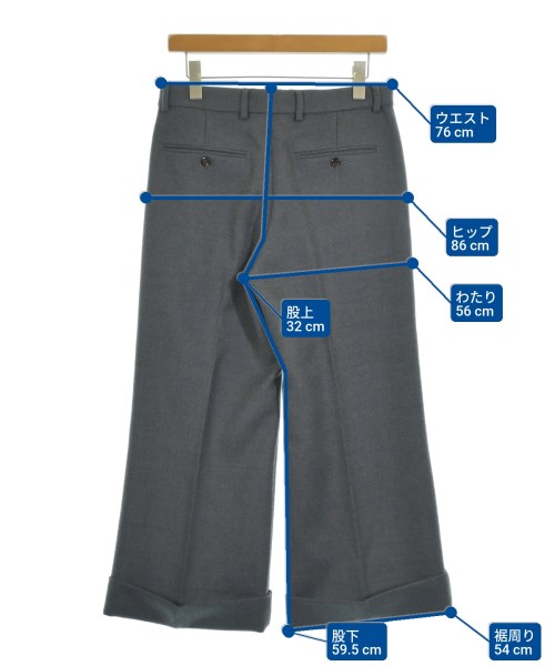 GUCCI（グッチ）クロップドパンツ グレー サイズ:44(S位) メンズ/2200638220063