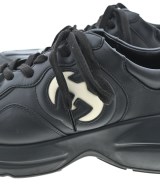GUCCI（グッチ）スニーカー 黒 サイズ:UK7(25.5cm位) メンズ/2200638268041