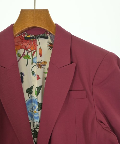 GUCCI（グッチ）テーラードジャケット 赤 サイズ:42(M位) レディース/2200637438025