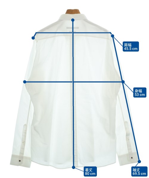 GUCCI（グッチ）カジュアルシャツ 白 サイズ:43(XXL位) メンズ/2200638877144